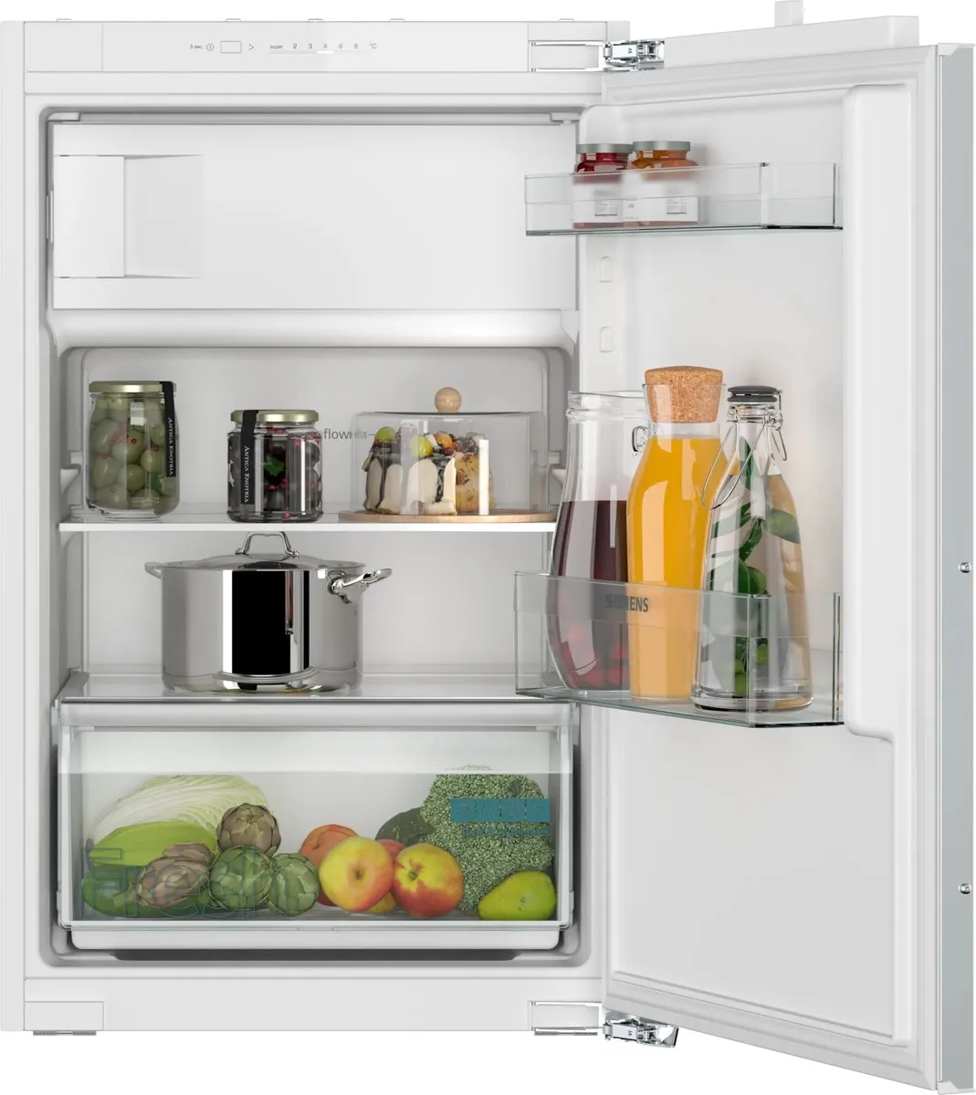 Siemens iQ100 KI22L2FE1 Inbouw Combi-koelkast 119L
