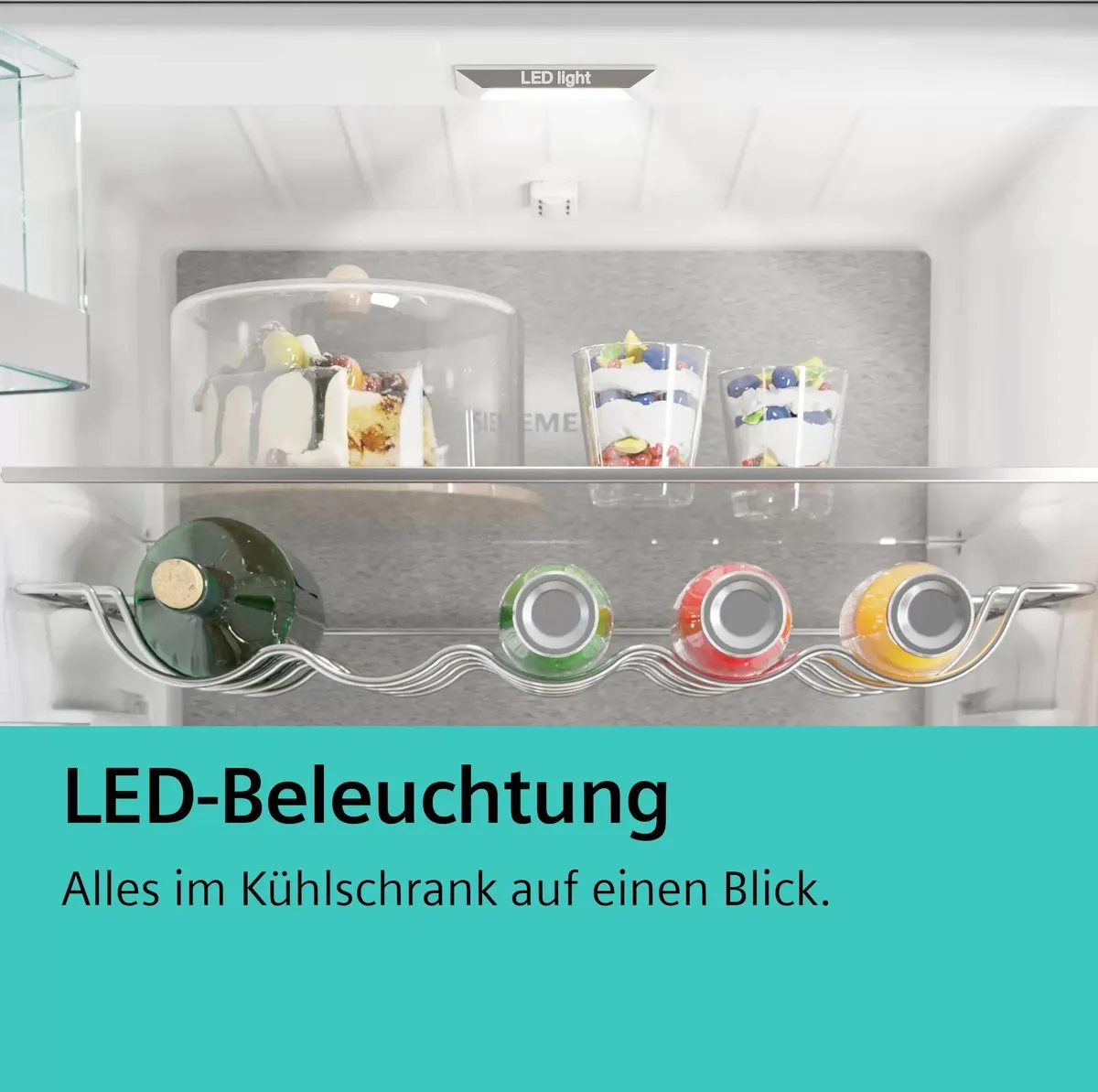 Siemens iQ100 KI22L2FE1 Inbouw Combi-koelkast 119L