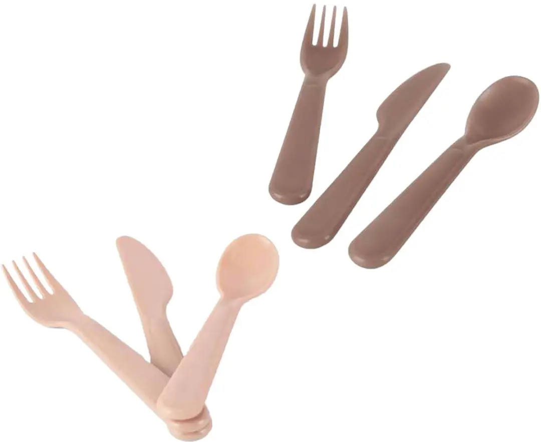 Dantoy Bestekset Mokka/Beige 6-delig - 6 Personen
