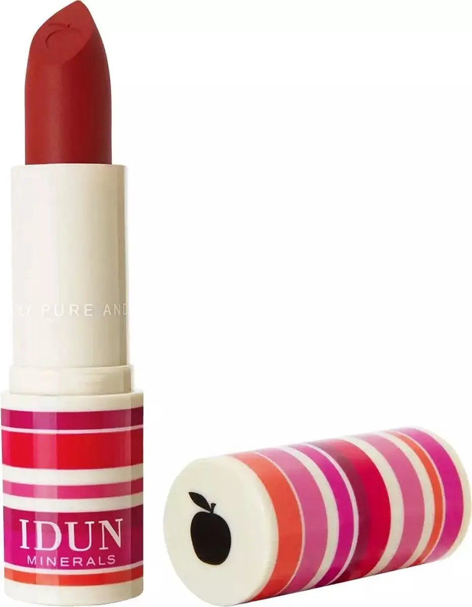 Idun Minerals Jordgubb Matte Lippenstift