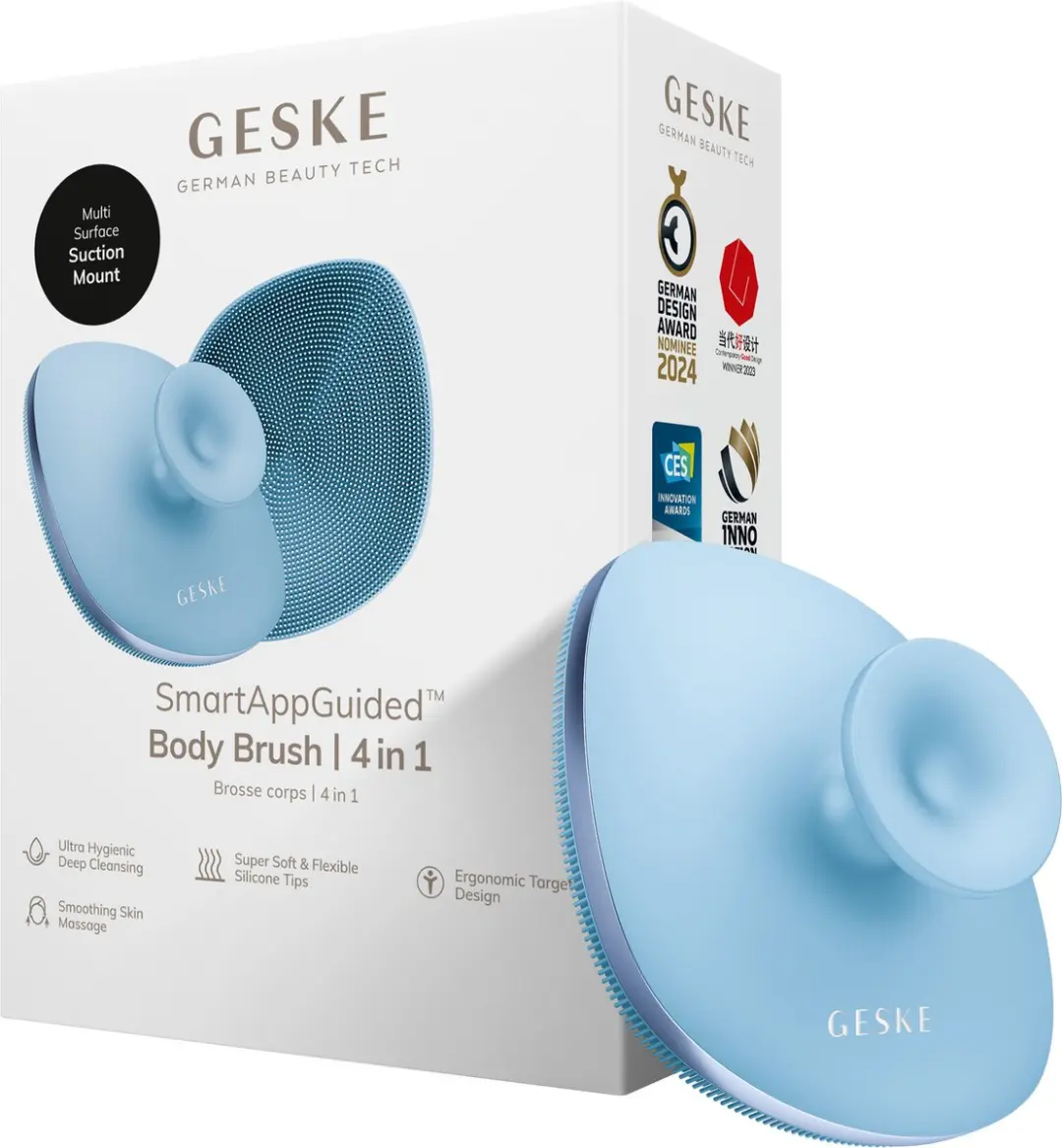 GESKE Body Brush 4-in-1 - Zwart