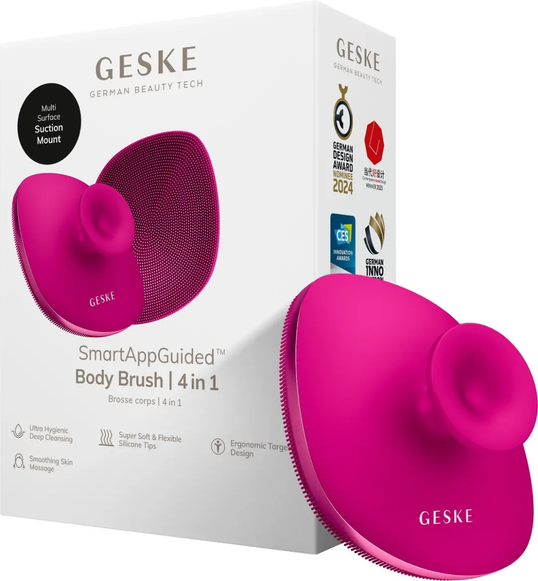 GESKE Body Brush 4-in-1 - Zwart