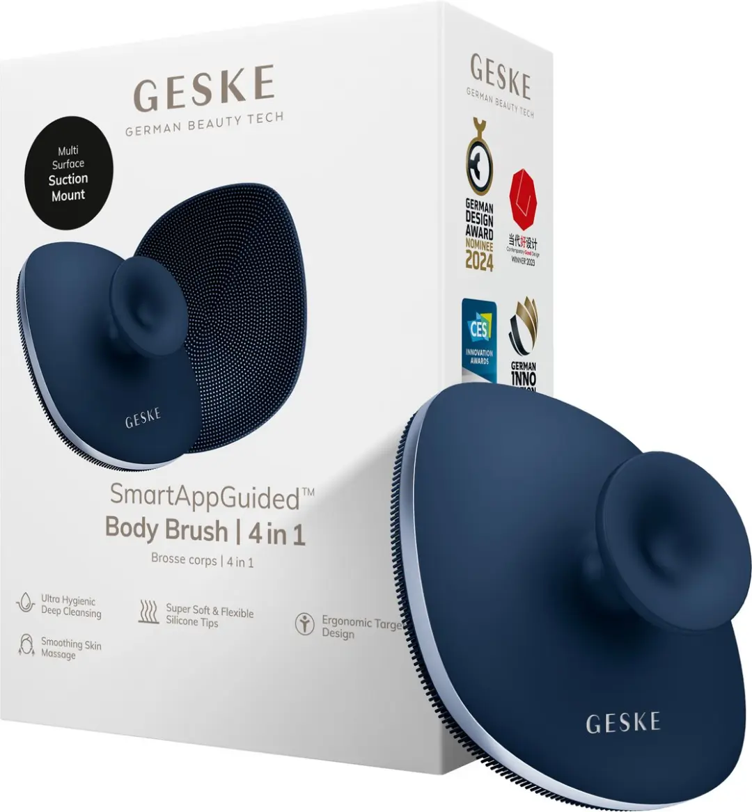 GESKE Body Brush 4-in-1 - Zwart