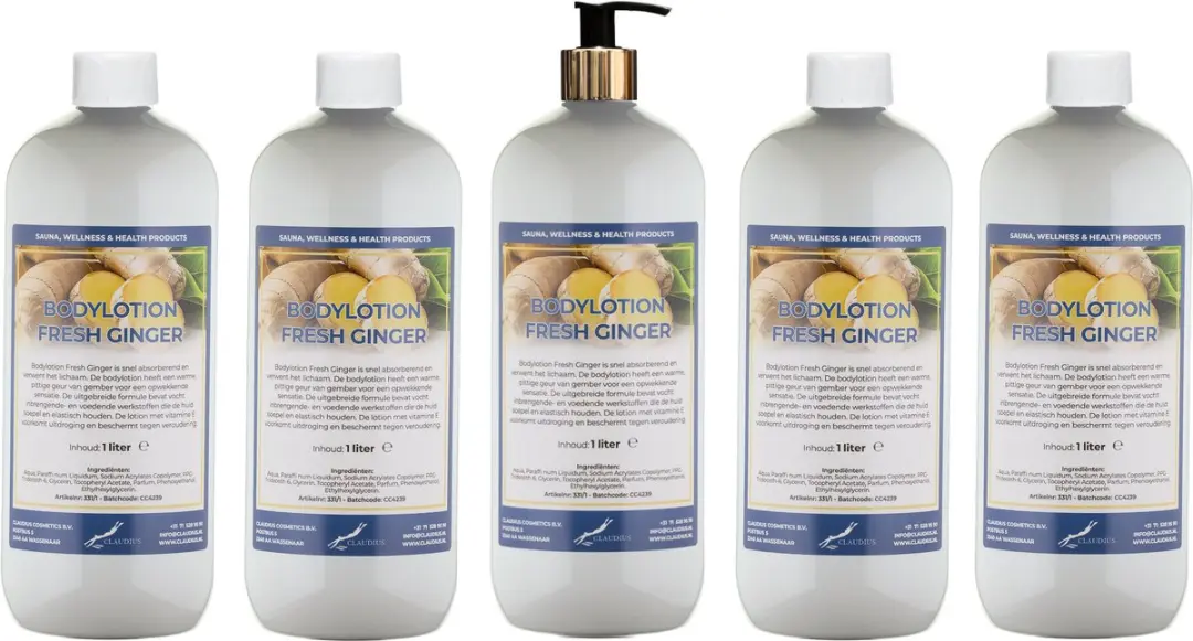 Splashbox Cosmetics Bodylotion Fresh Ginger 1L