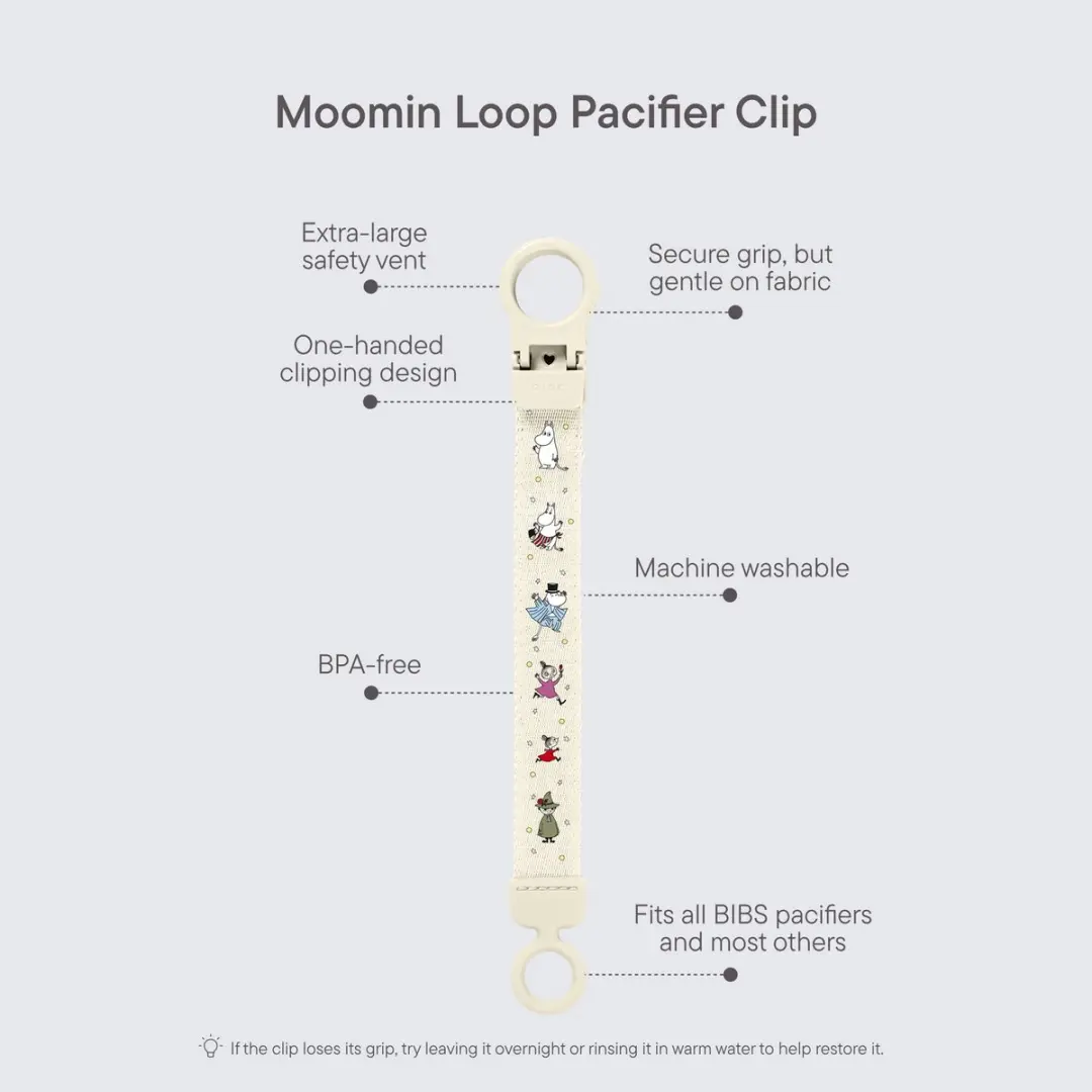 BIBS x Moomins Lus-speenclip - Ivory
