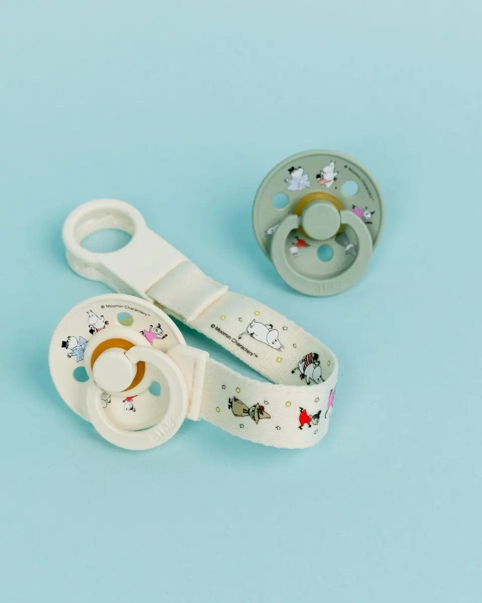 BIBS x Moomins Lus-speenclip - Ivory