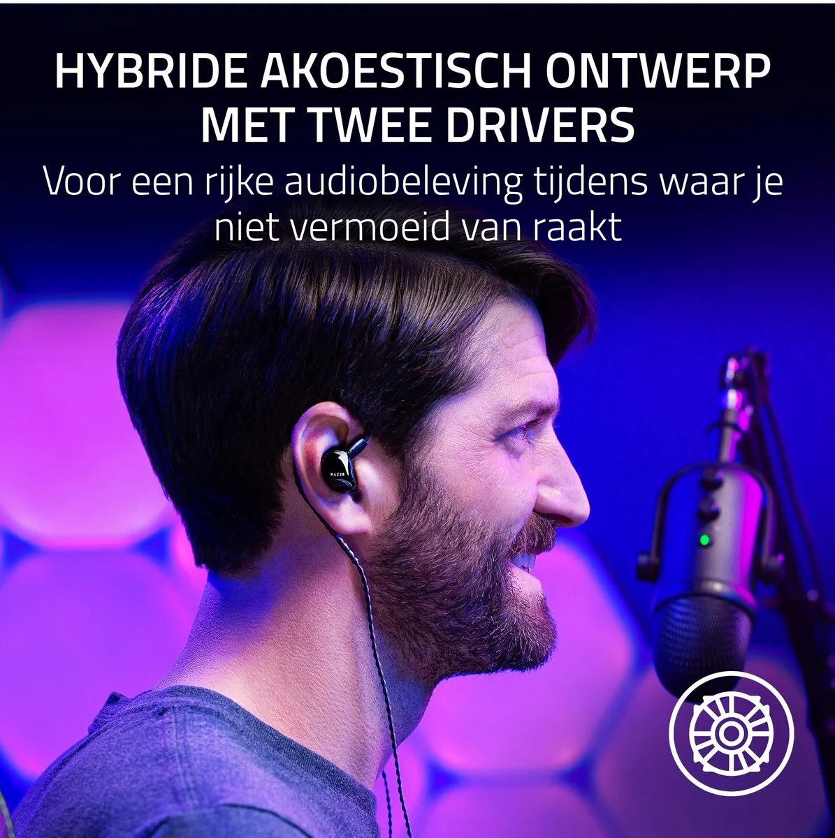 Razer Moray RZ12-04450100-R3M1 In-Ear Oordopjes - Zwart - afbeelding 6 van 6