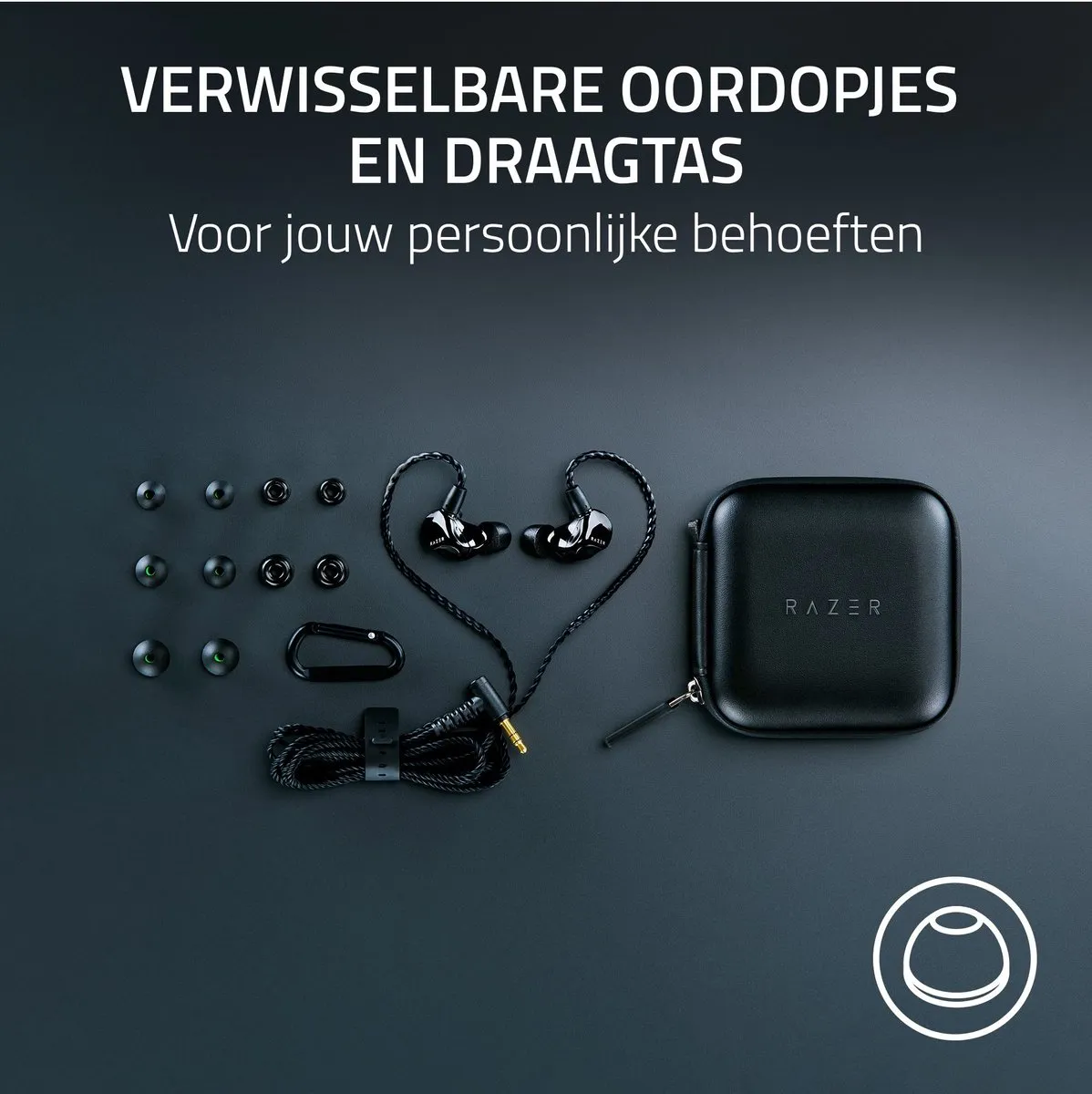Razer Moray RZ12-04450100-R3M1 In-Ear Oordopjes - Zwart