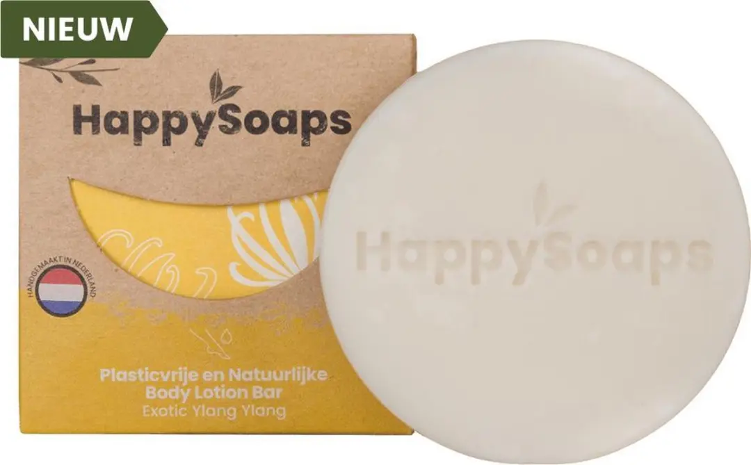 HappySoaps Bodylotion Bar Exotic Ylang Ylang 65g - Vegan