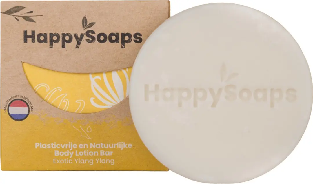 HappySoaps Bodylotion Bar Exotic Ylang Ylang 65g