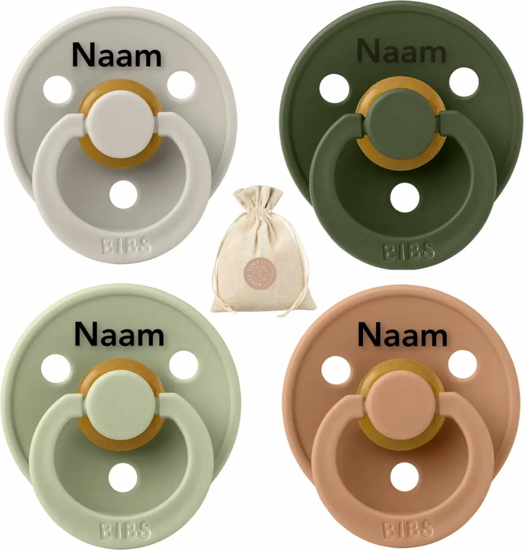 BIBS T1 Fopspeen met naam