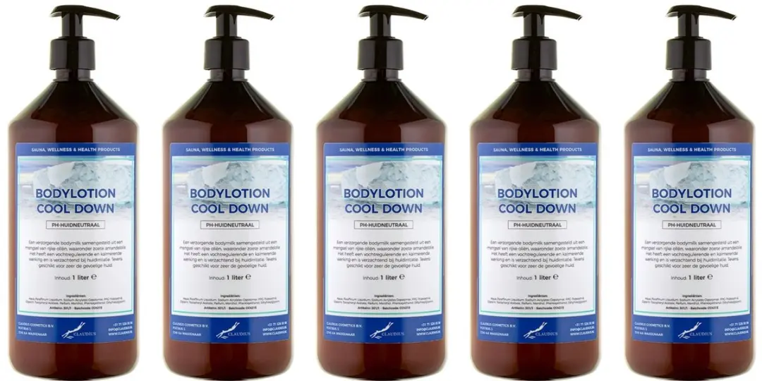 Splashbox Cosmetics Bodylotion Cool Down 5L - 5 Stuks