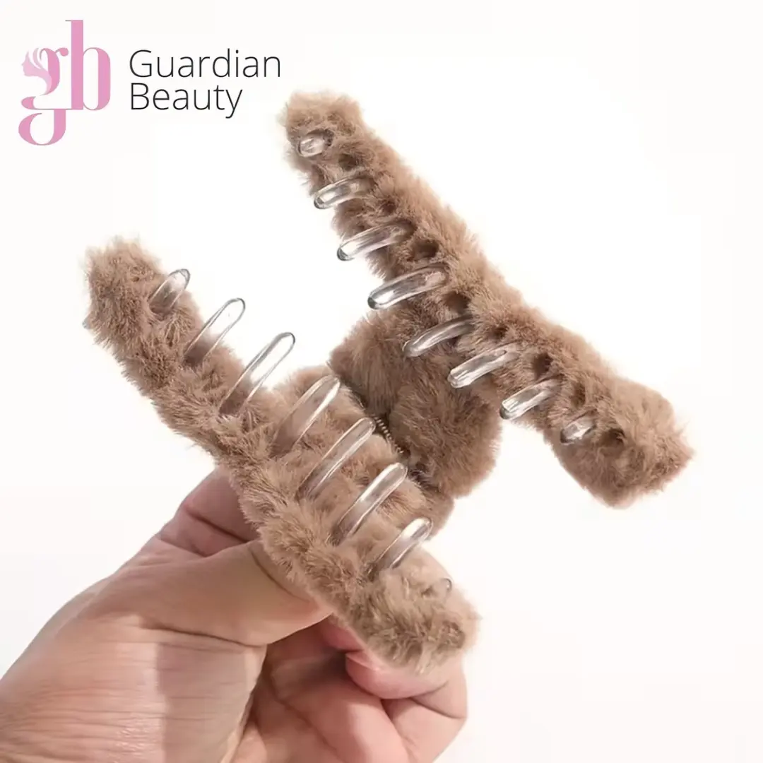 Guardian Beauty Haarclips Groot - Set van 3 - Lichtbruin/Beige/Wit