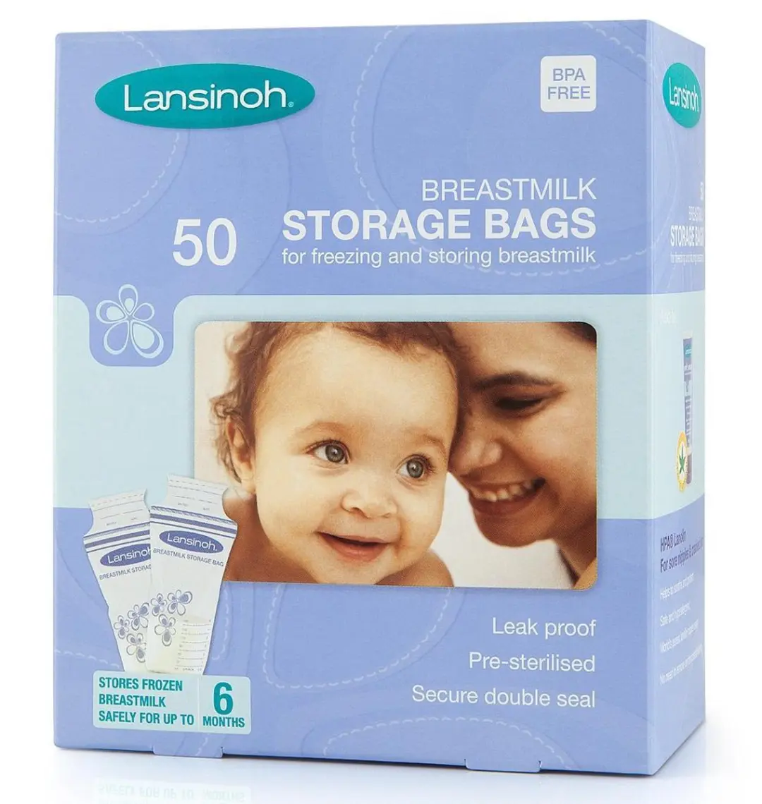 Lansinoh Moedermelk Opslagzakken 50x180ml - Transparant