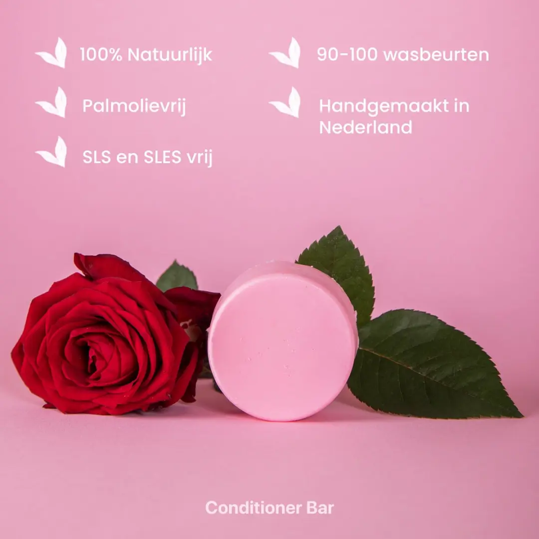HappySoaps Conditioner Bar Tender Rose 65g