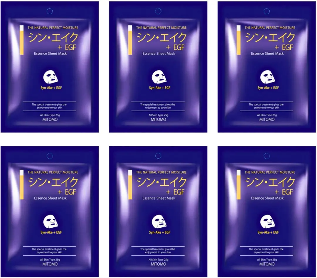 Mitomo Syn Ake & EGF Gezichtsmasker 6x25g