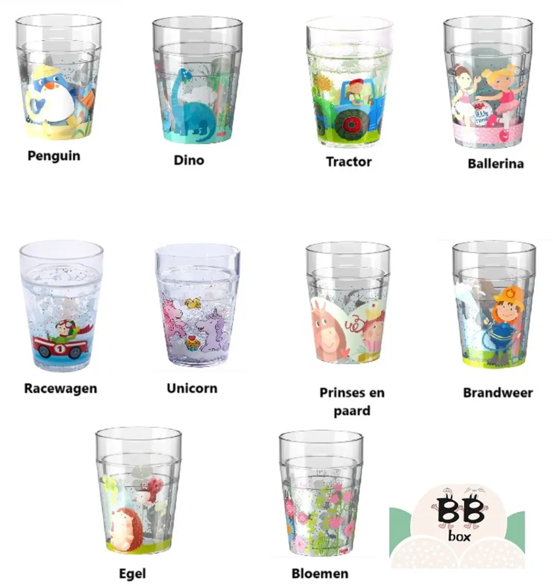 Haba Glitterbekers Set 4 Stuks