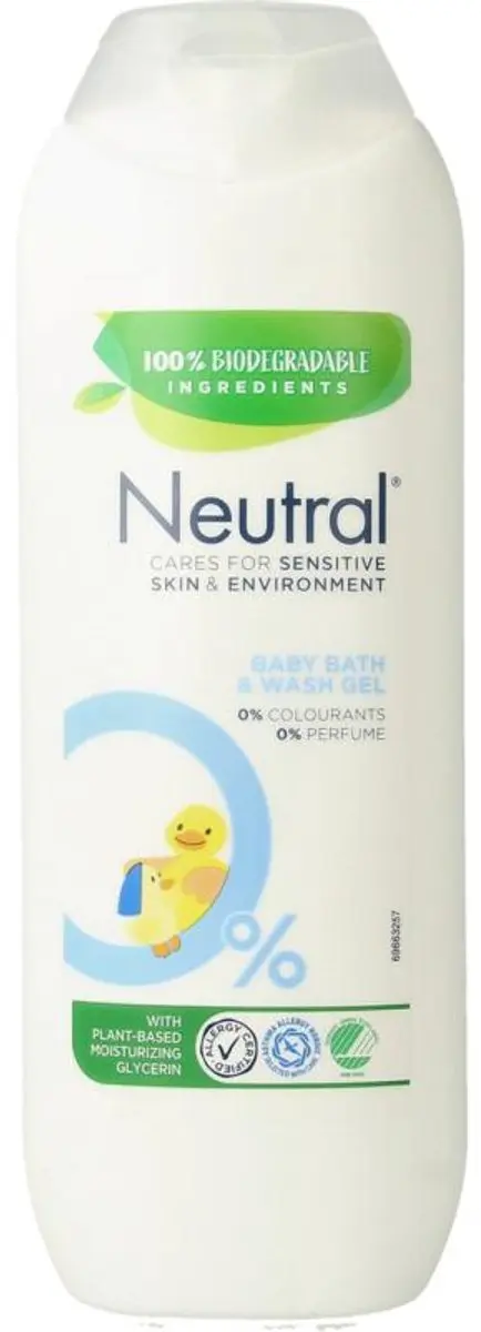 Neutral Baby Bad- en wasgel 250ml