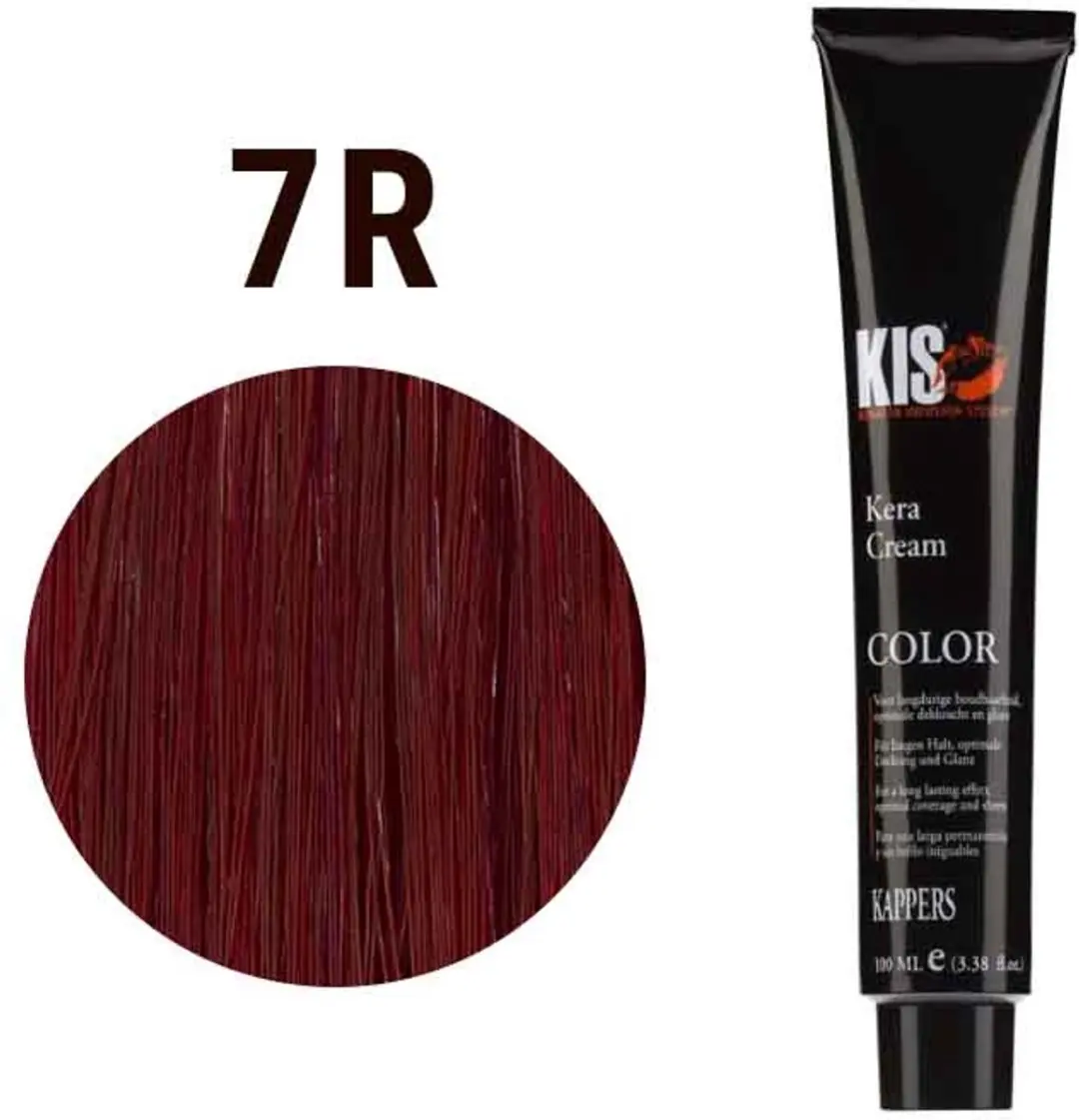 KIS KeraCream Color 100ml - 7R Rood Permanent