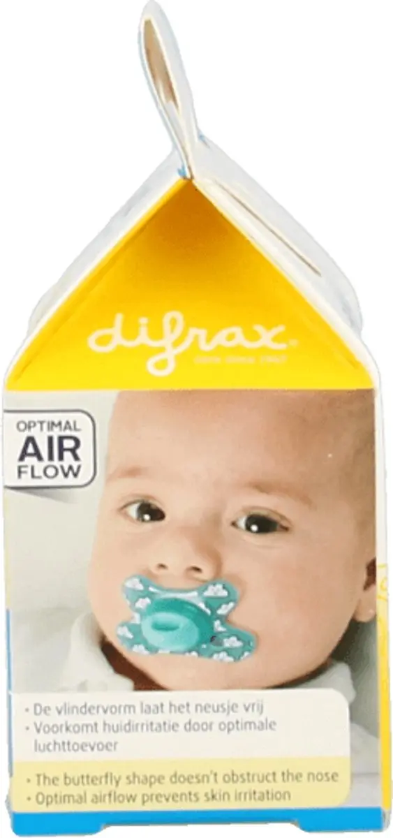 Difrax Fopspeen Combi 0-6Mnd - Assorti