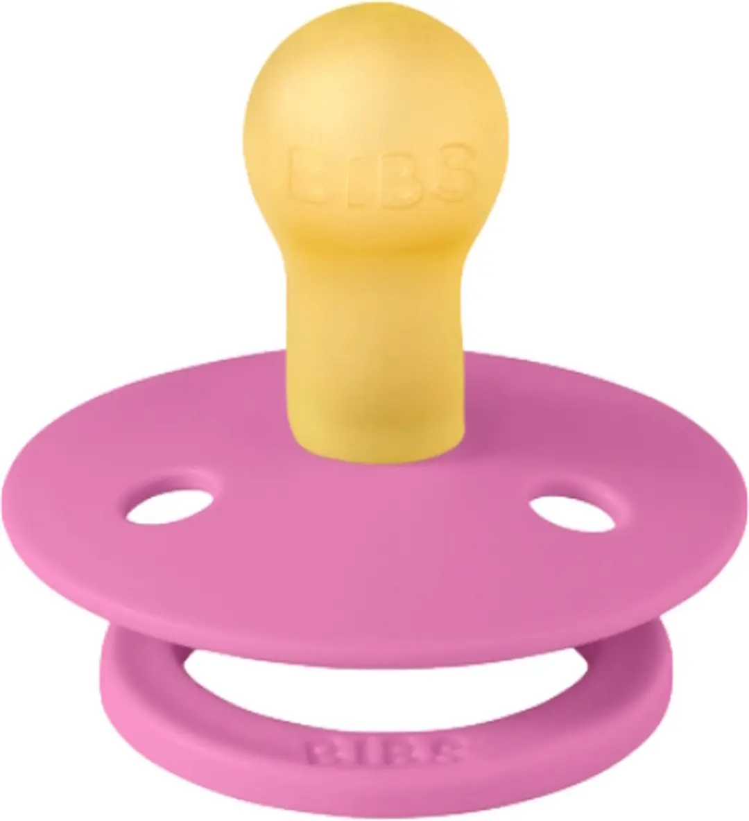 BIBS Fopspeen Flow Pack Round Bubblegum - 6-18 Mnd