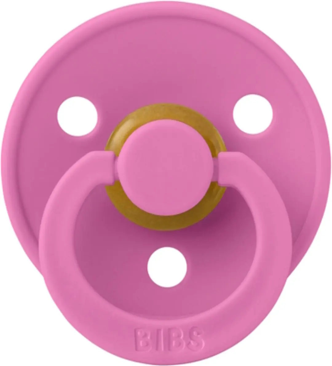 BIBS Fopspeen Flow Pack Round Bubblegum - 6-18 Mnd