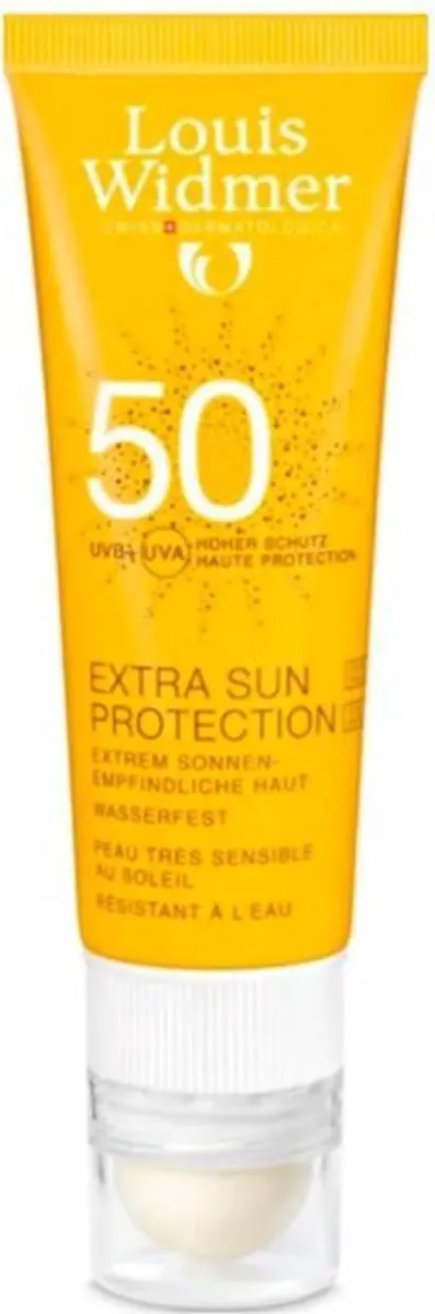 Louis Widmer Sun Protection 50 N/par Tube 25ml + Lipstick