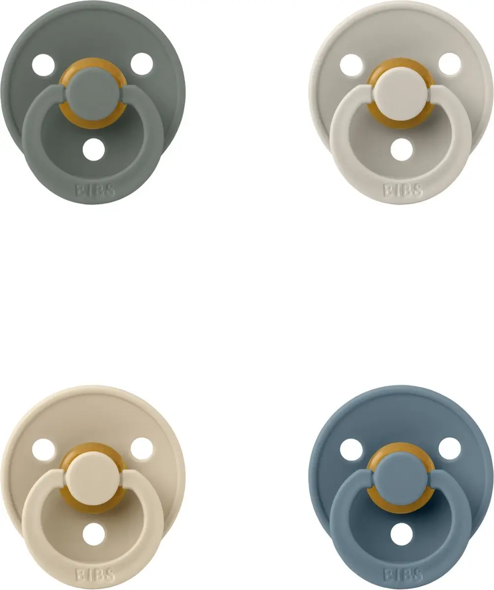 BIBS Fopspeen 6-18 Maanden Set 4 Stuks