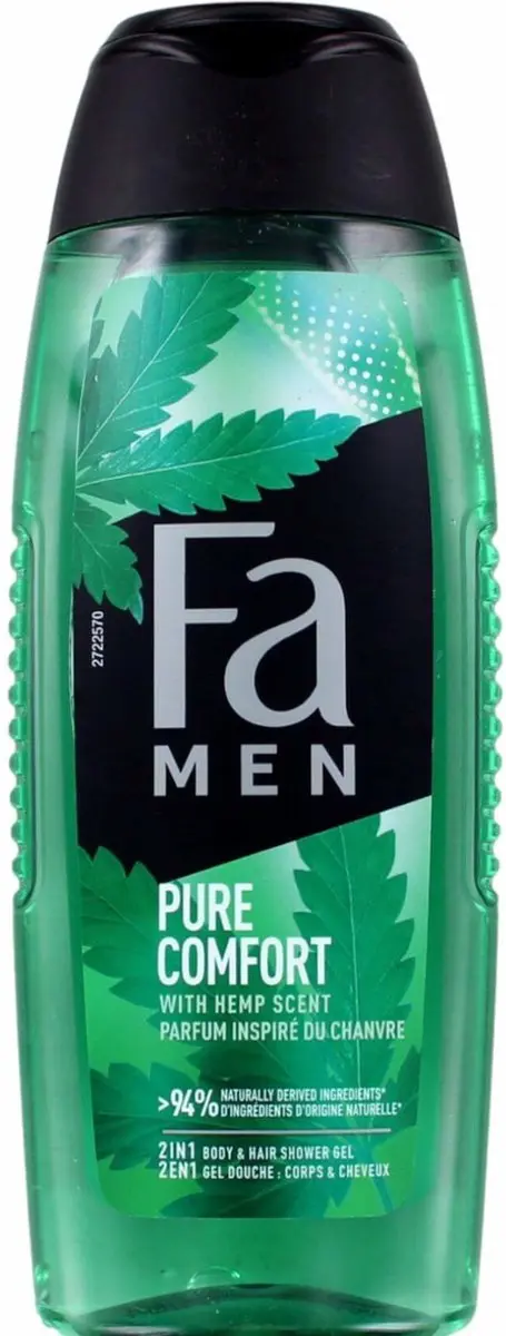 Fa Men Pure Comfort Douchegel & Shampoo 250ml