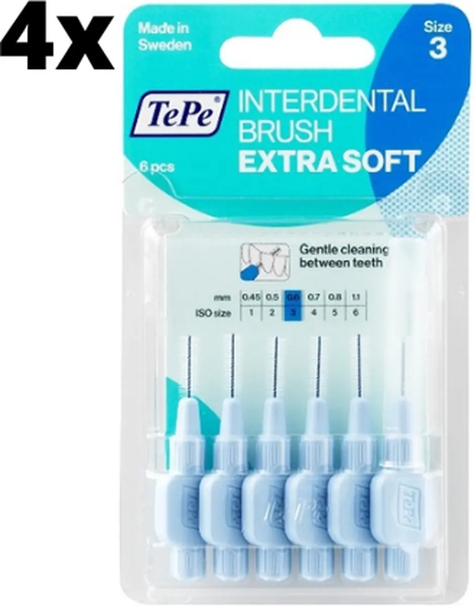 TePe Extra Soft Lichtblauw 0,6mm