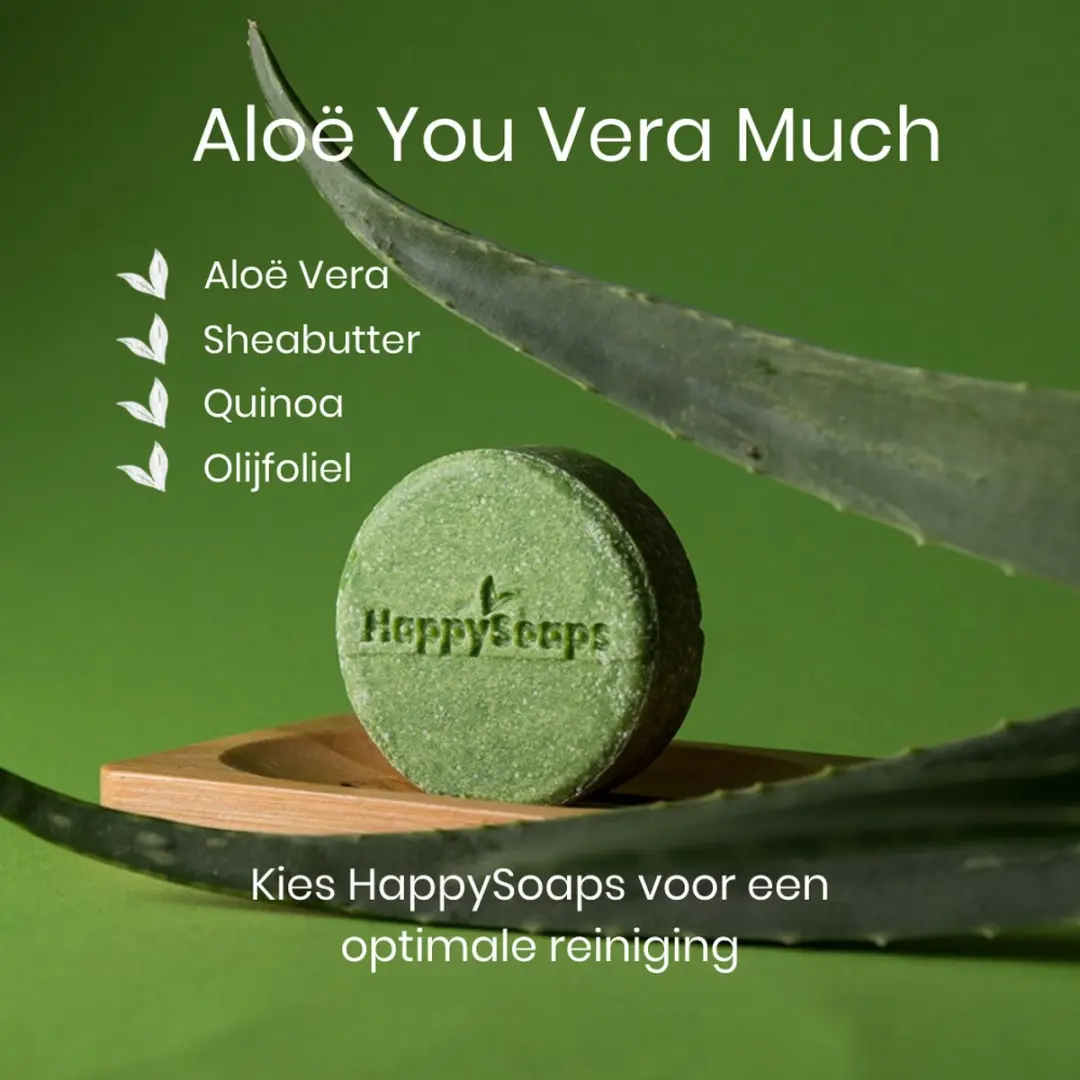 HappySoaps Aloë You Vera Much Shampoo Bar 70g