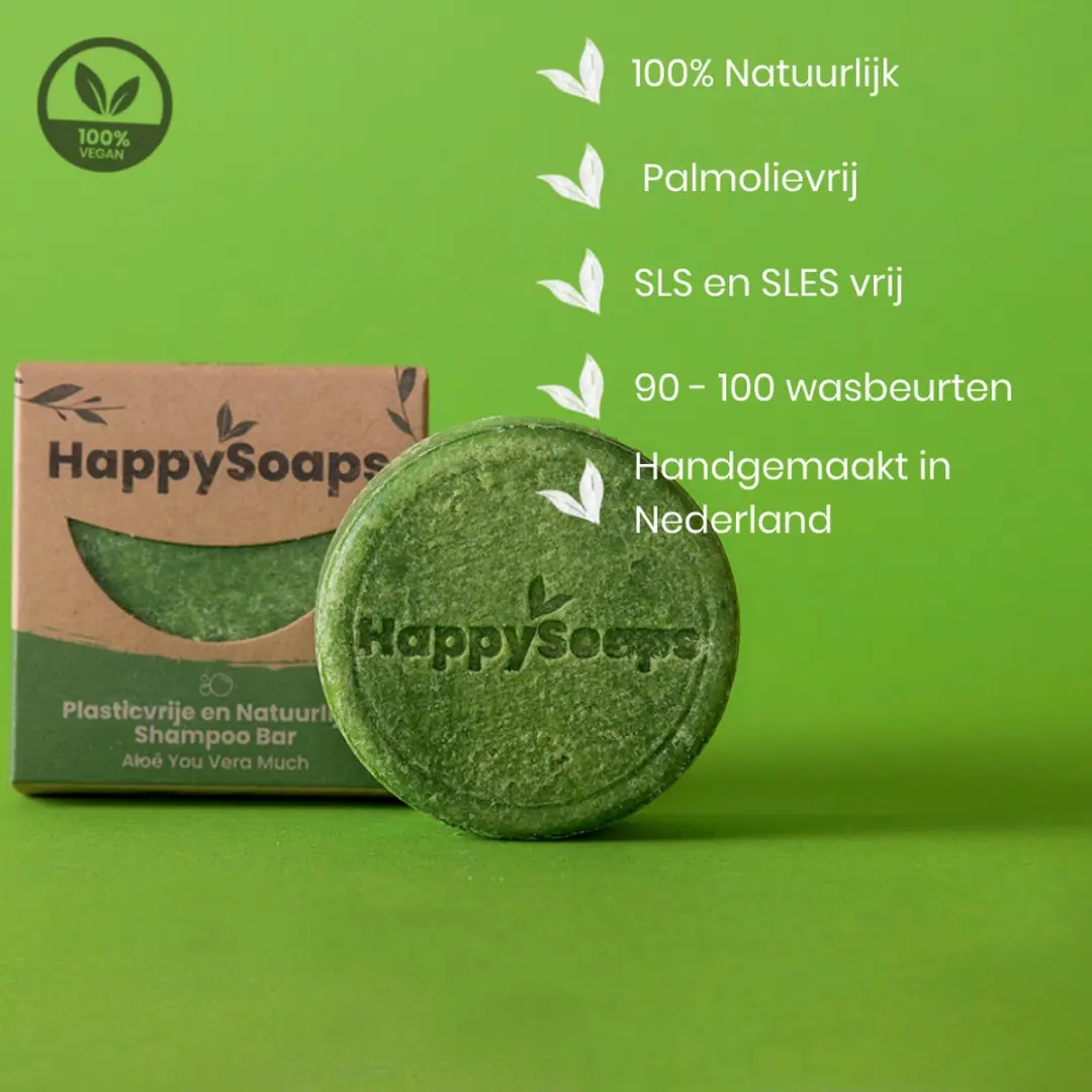 HappySoaps Aloë You Vera Much Shampoo Bar 70g