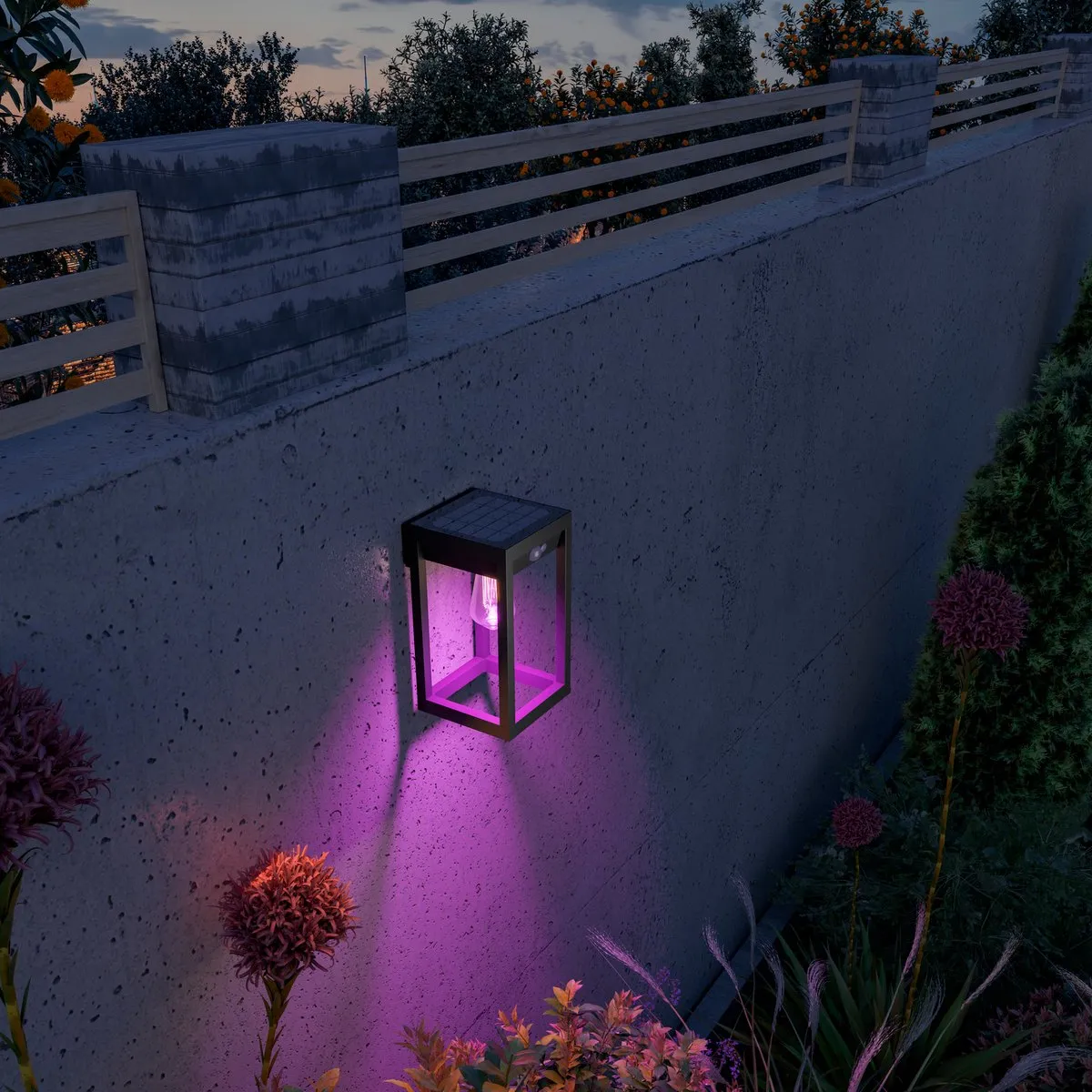 Calex Smart Outdoor Wandlamp RGBW Zwart