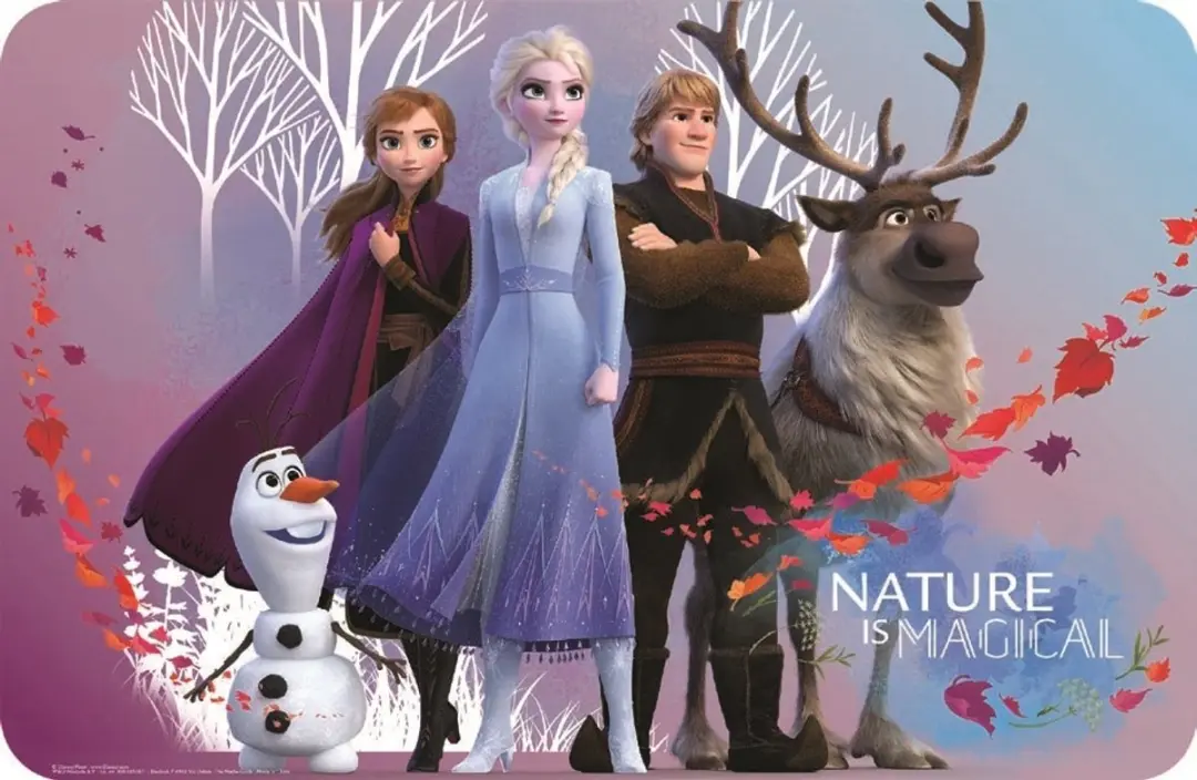 Disney Frozen Placemat 43x28cm - Blauw
