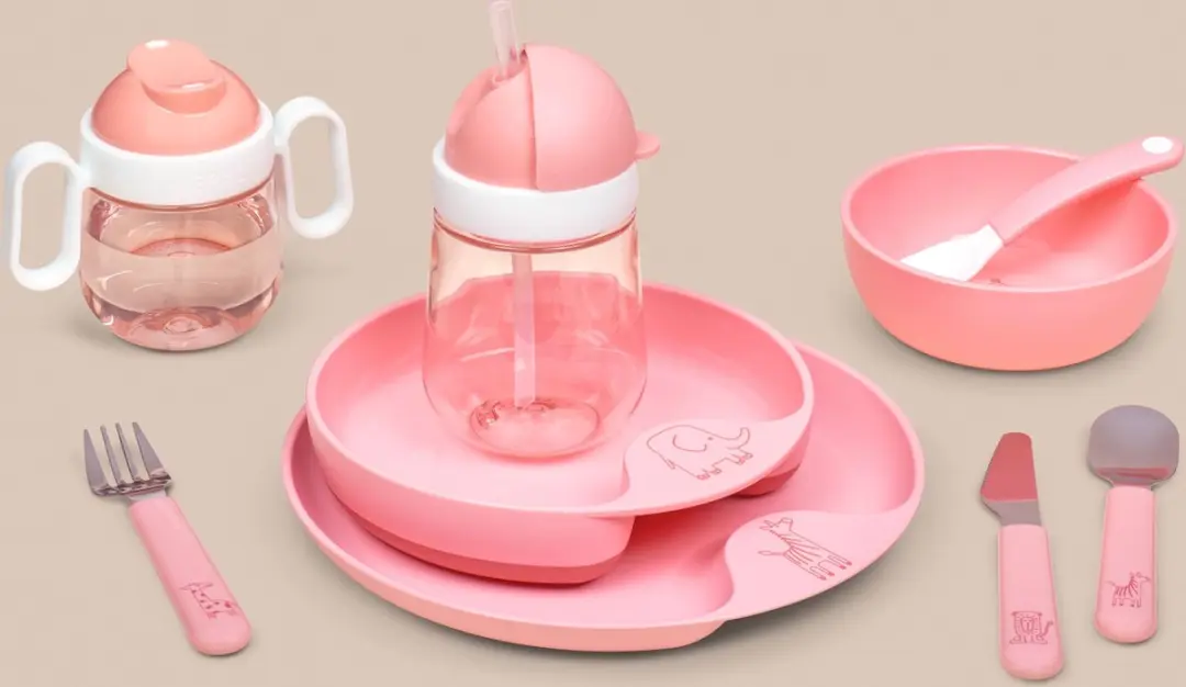 Mepal Mio Oefenlepel - Set van 2 - Deep pink