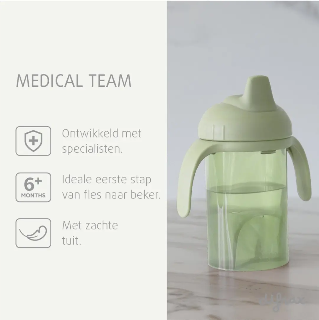 Difrax Tuitbeker 250ml - Lichtgroen