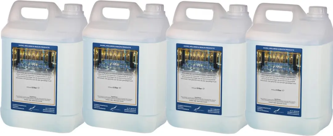 Splashbox Cosmetics Claudius Douchegel Hammam Herbal 5L