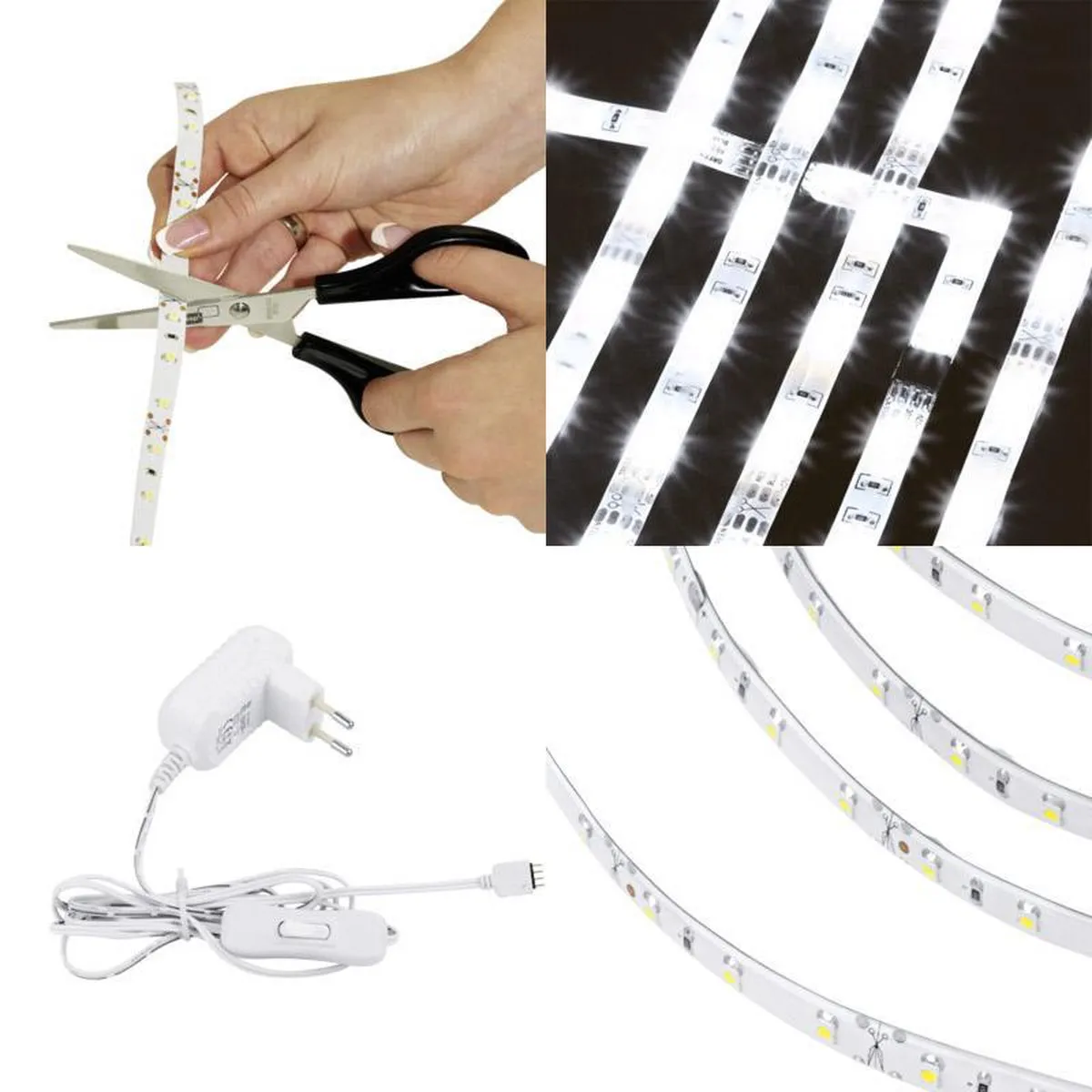Eglo Ledstrips Flex Coated Wit 4000K - 2x600mm