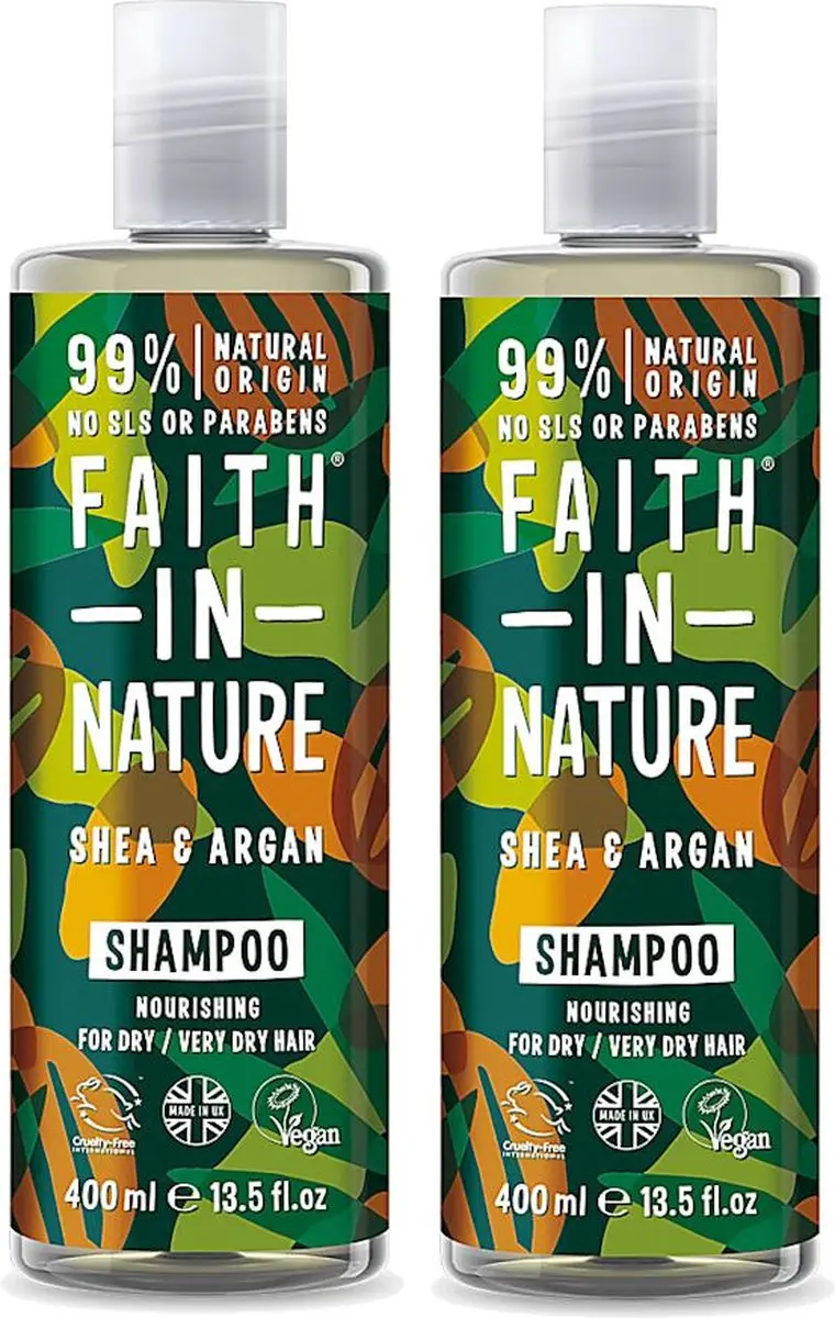 Faith In Nature Shea & Argan Shampoo 400ml