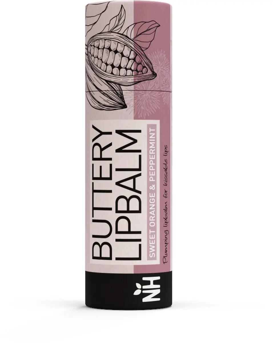 Natural Heroes Buttery Lipbalm Plumping - Mint & Orange