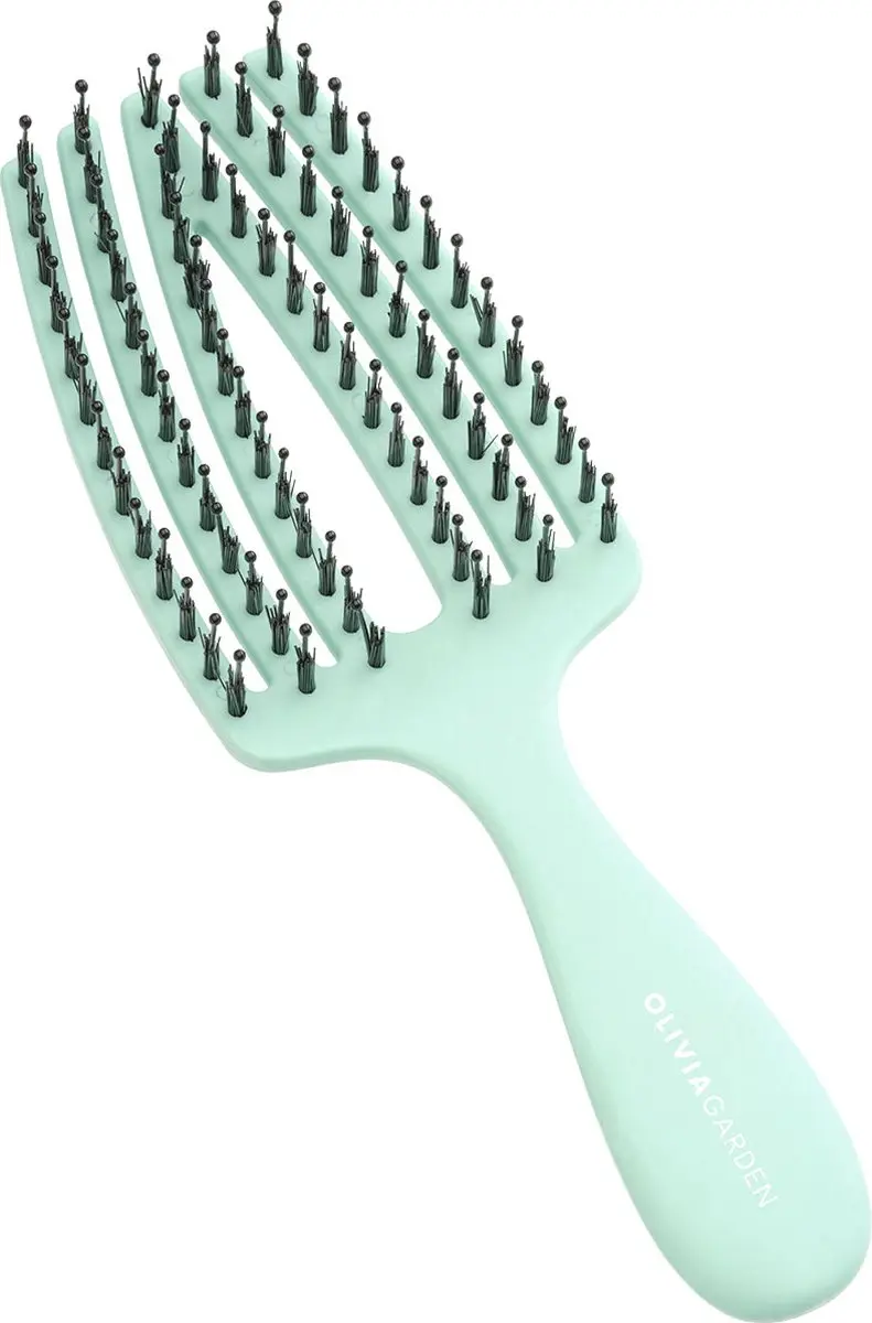 Olivia Garden Fingerbrush Care Mini Kids - Groen