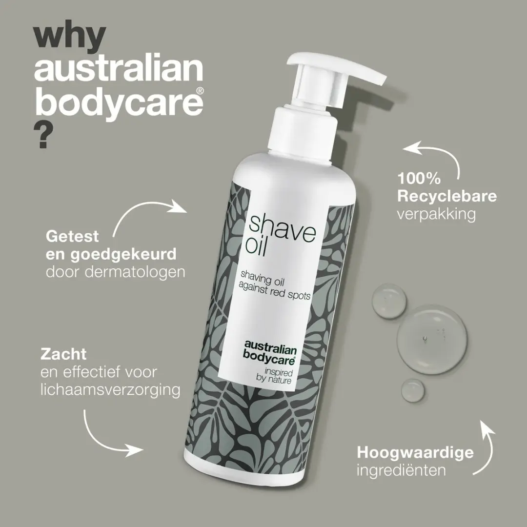 Australian Bodycare Verzachtende Scheerolie 250ml - Tea Tree