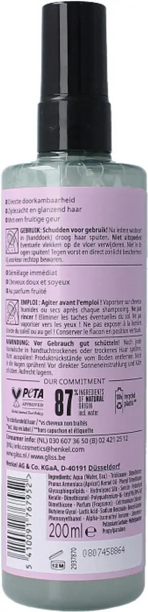 Gliss Kur A-Klit Spray 200ml