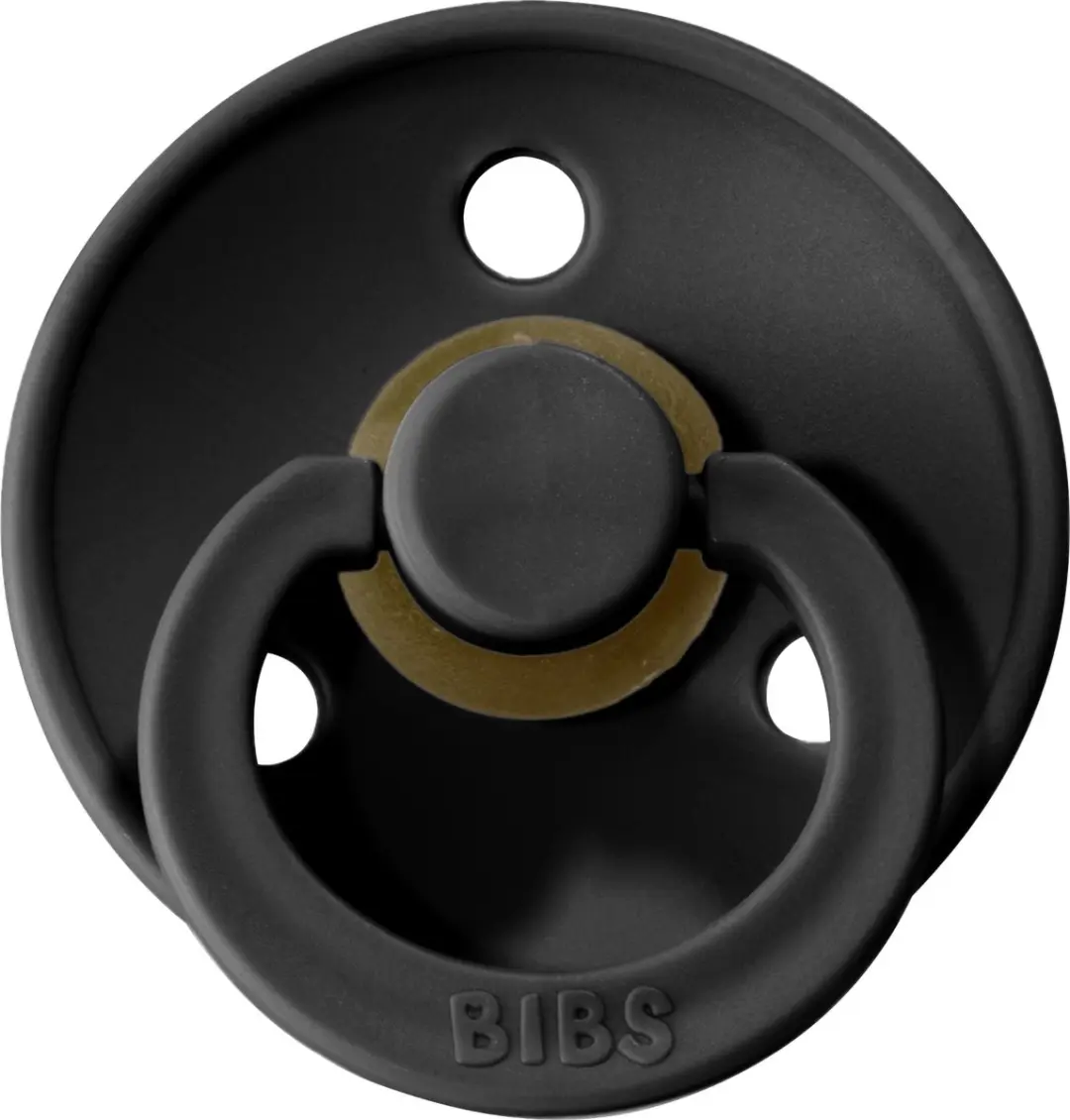 BIBS Fopspeen Rond 18+ Mnd - Zwart