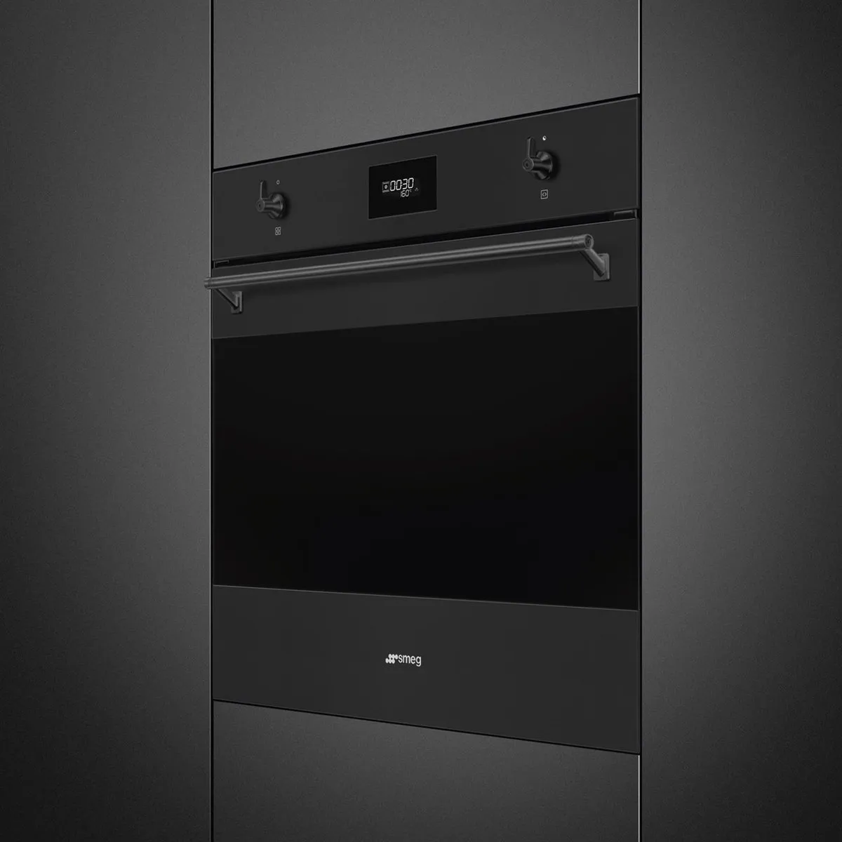 Smeg Classic SFP6301TVN Oven 70L - 2000W - Zwart