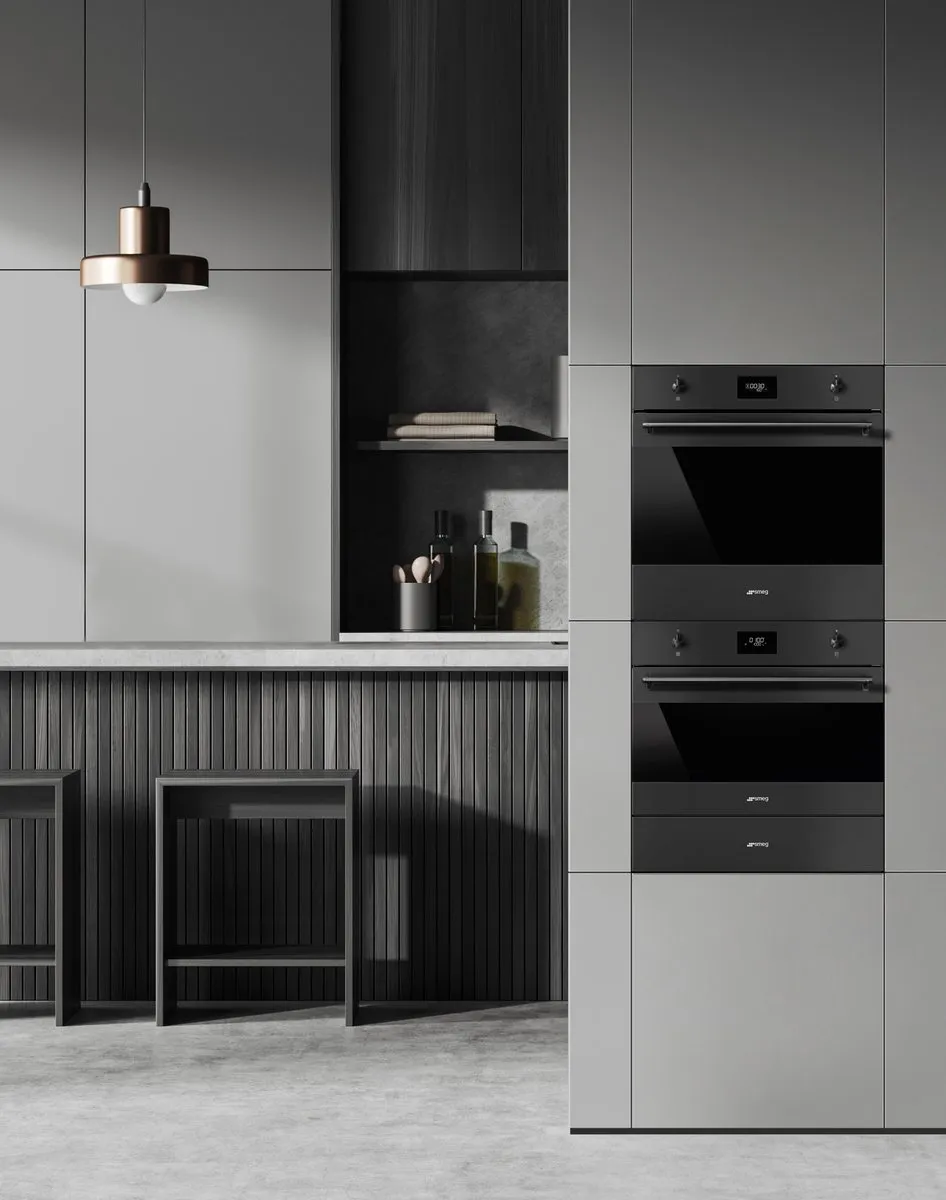 Smeg Classic SFP6301TVN Oven 70L - 2000W - Zwart