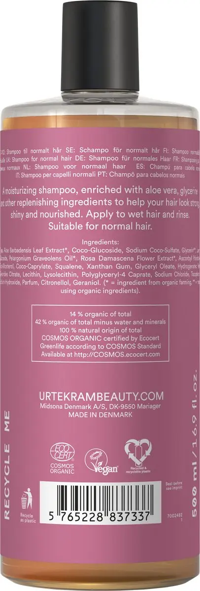 Urtekram Rozen Shampoo 500ml