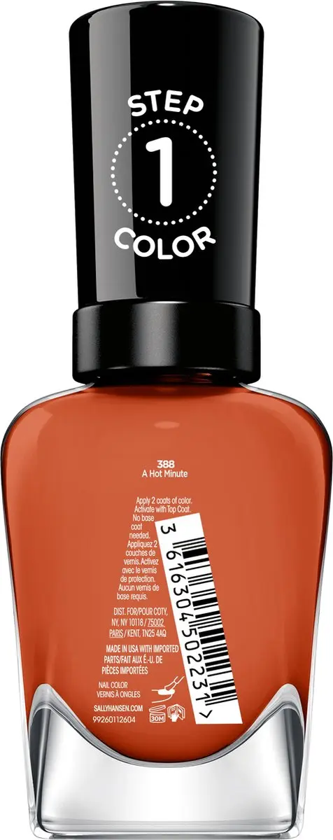 Sally Hansen Miracle Gel Nagellak 388 A Hot Minute 14.7ml - afbeelding 6 van 6