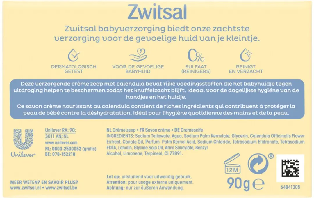 Zwitsal Zeep 4-pak - 360g