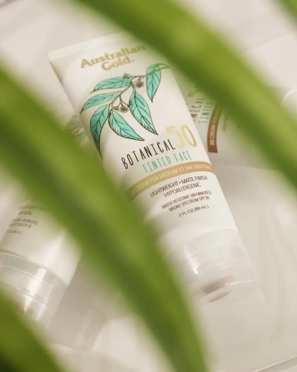 Australian Gold Botanical Tinted SPF 50 Gezichtcrème - 88ml - Licht